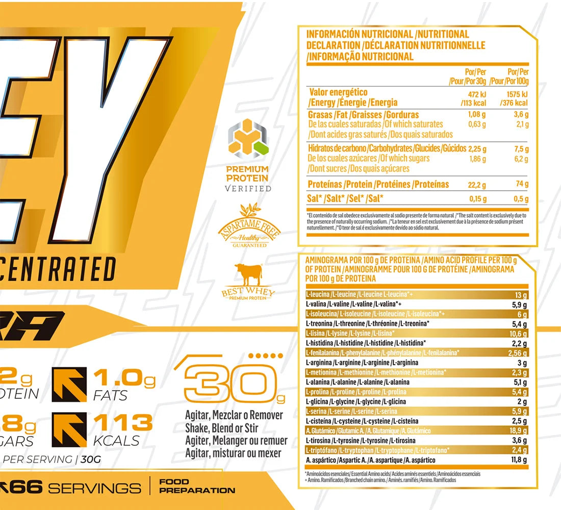 Elevra - 100% pro whey protein 2kg / this superior wheyco concentrated whey protein formula ®   It is made through optimized manufacturing processes, direct to the end customer. This is obtained the highest quality at the mo