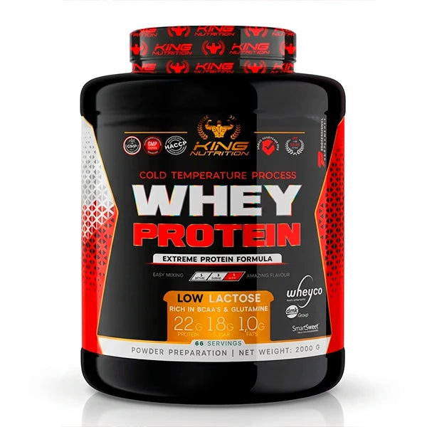 King nutrition whey protein 2kg concentrated protein + 200g creatine monohydrate