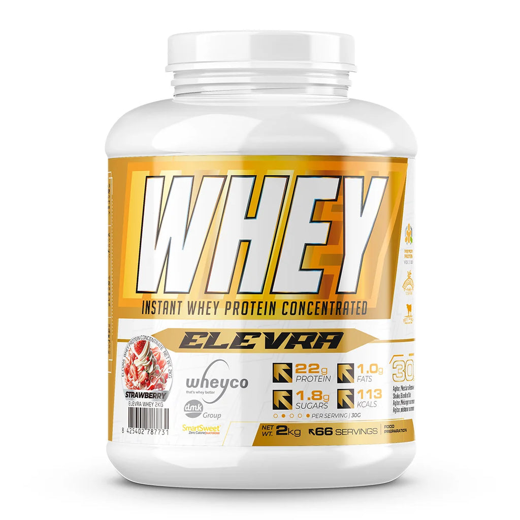 Elevra - 100% pro whey protein 2kg / this superior wheyco concentrated whey protein formula ®   It is made through optimized manufacturing processes, direct to the end customer. This is obtained the highest quality at the mo