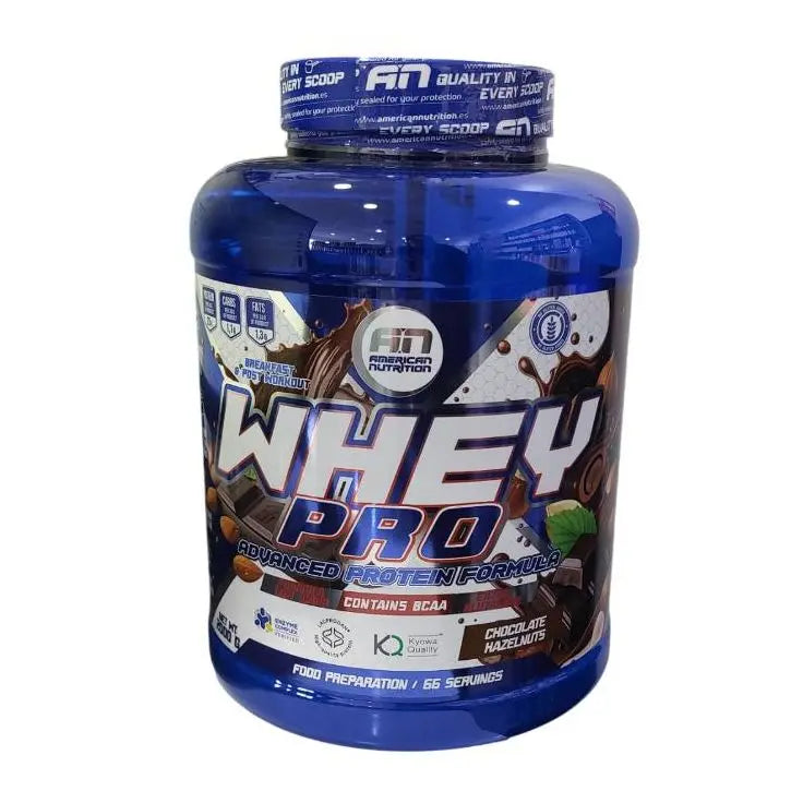 Whey protein pro 1kg - whey protein - american nutrition - lacprodan whey protein concentrate ® . With bcaas and glutamine. Digestive enzymes