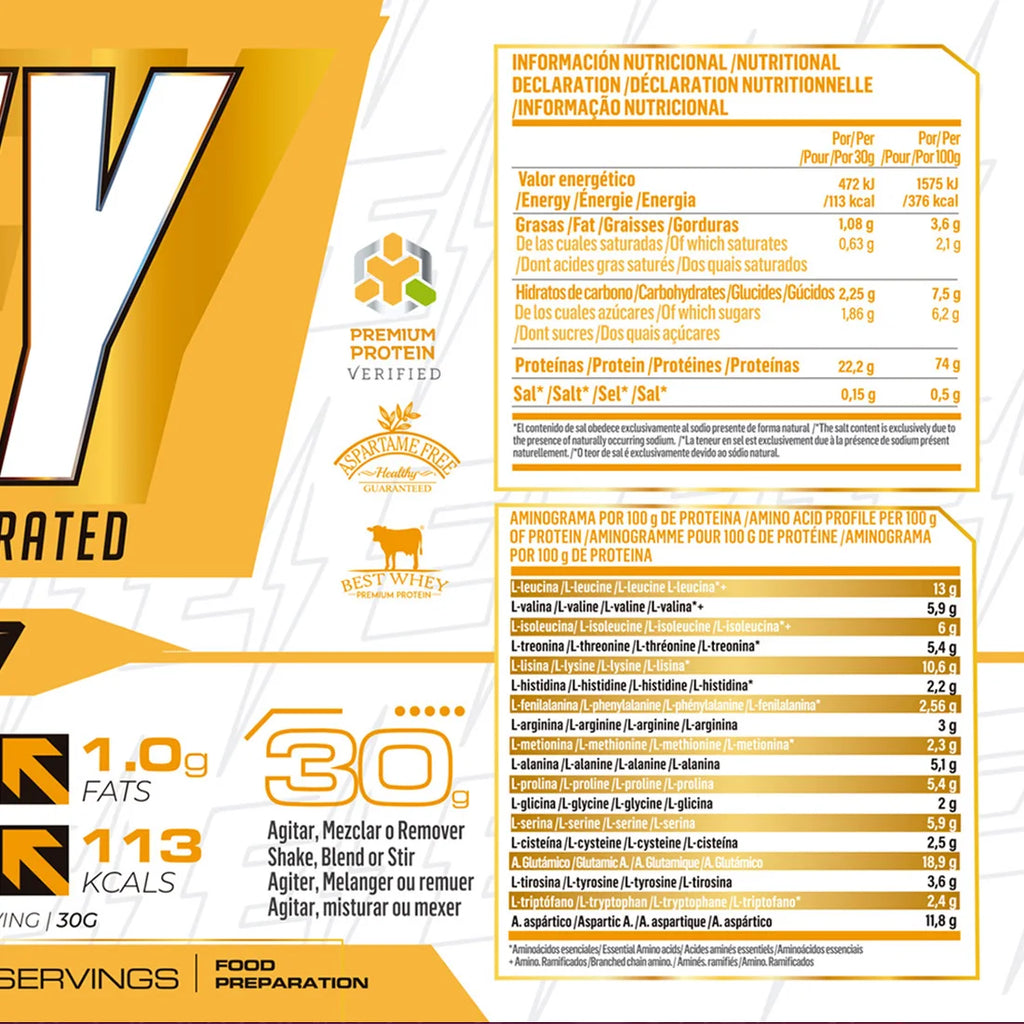 Elevra - 100% pro whey protein 2kg / this superior wheyco concentrated whey protein formula ®   It is made through optimized manufacturing processes, direct to the end customer. This is obtained the highest quality at the mo