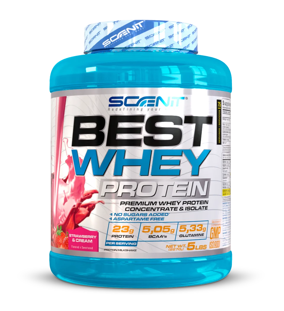 Best whey protein - up to 2.27 kg - 100% whey protein, whey proteins for muscle development - proteins for muscle mass with amino acids - whey protein + whey isolate proteins