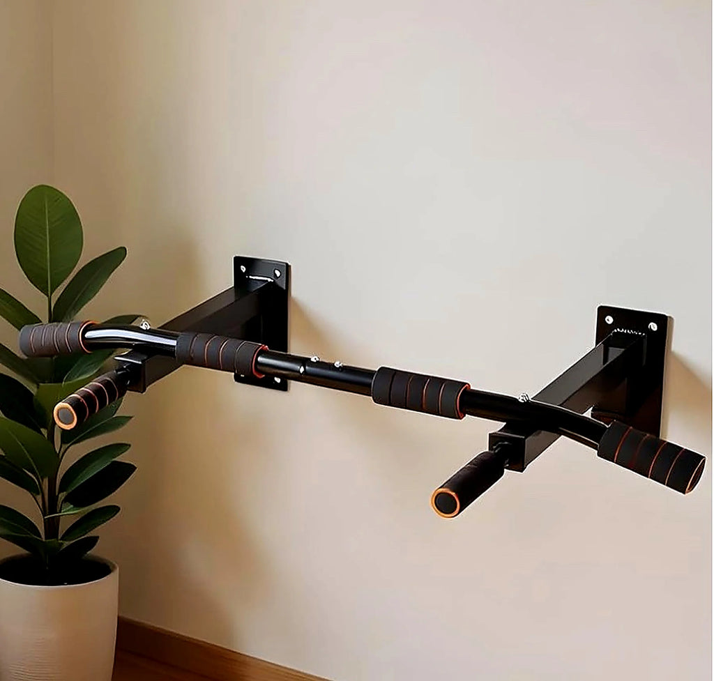 Multifunction wall pull up bar |   Fixed bar for home exercise |   Back, arms and abdominal training |   Resistant support for trx, boxing bags and crossfit rubber