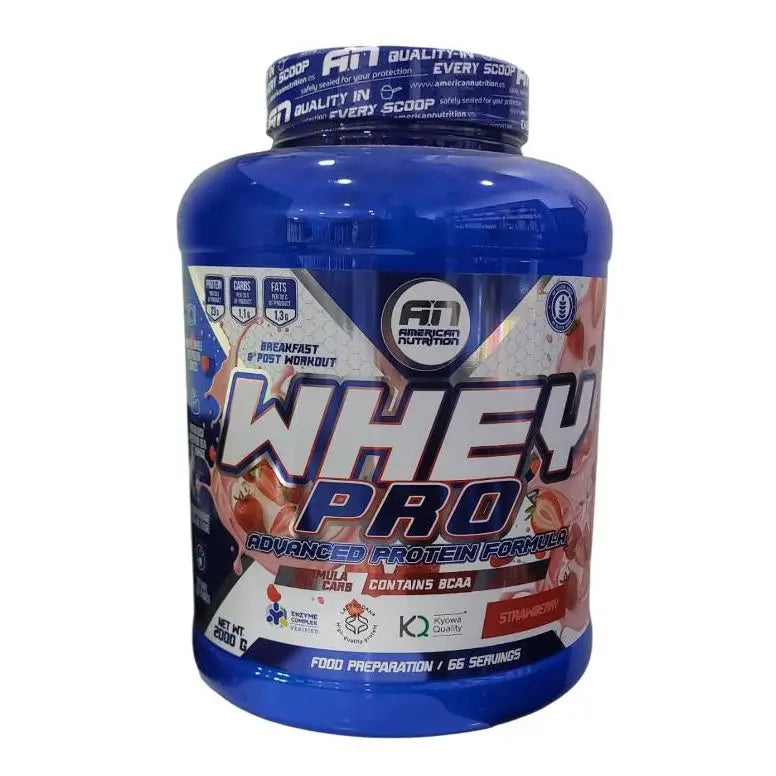 Whey protein pro 1kg - whey protein - american nutrition - lacprodan whey protein concentrate ® . With bcaas and glutamine. Digestive enzymes