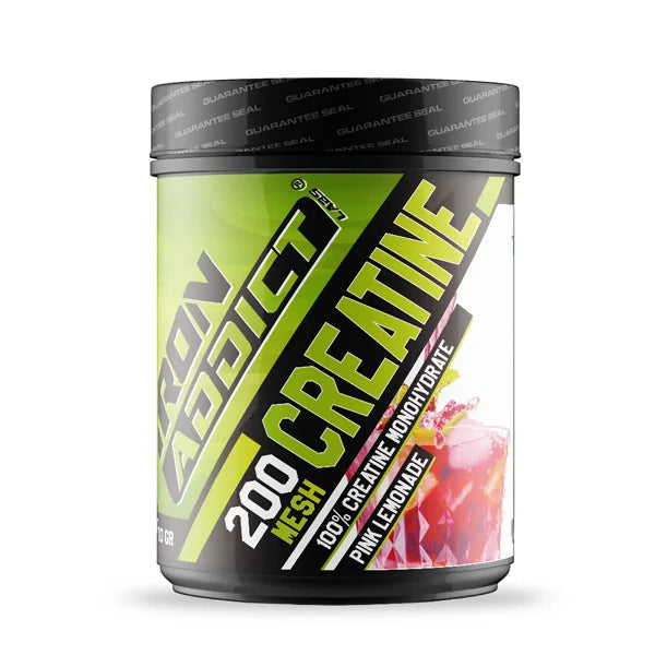 100% creatine monohydrate 200 mesh - 300g iron addict labs