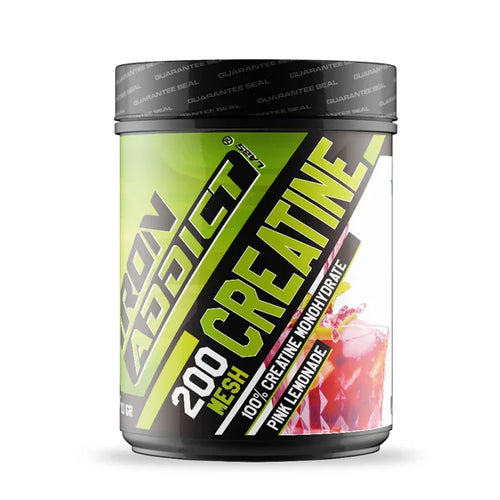100% creatine monohydrate 200 mesh - 300g iron addict labs
