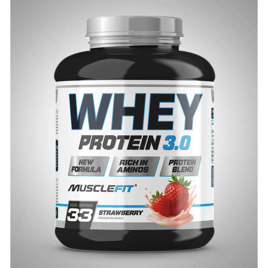 Musclefit whey 3.0 blend protein 1kg - muscle mass increase - deliveries 24/48 hours
