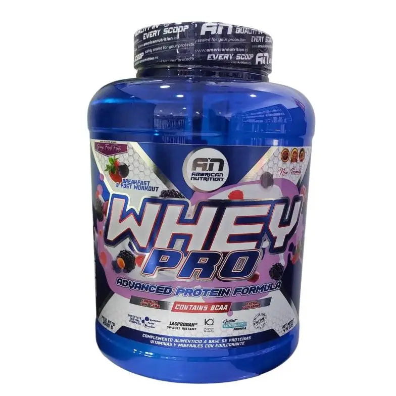Whey protein pro 1kg - whey protein - american nutrition - lacprodan whey protein concentrate ® . With bcaas and glutamine. Digestive enzymes