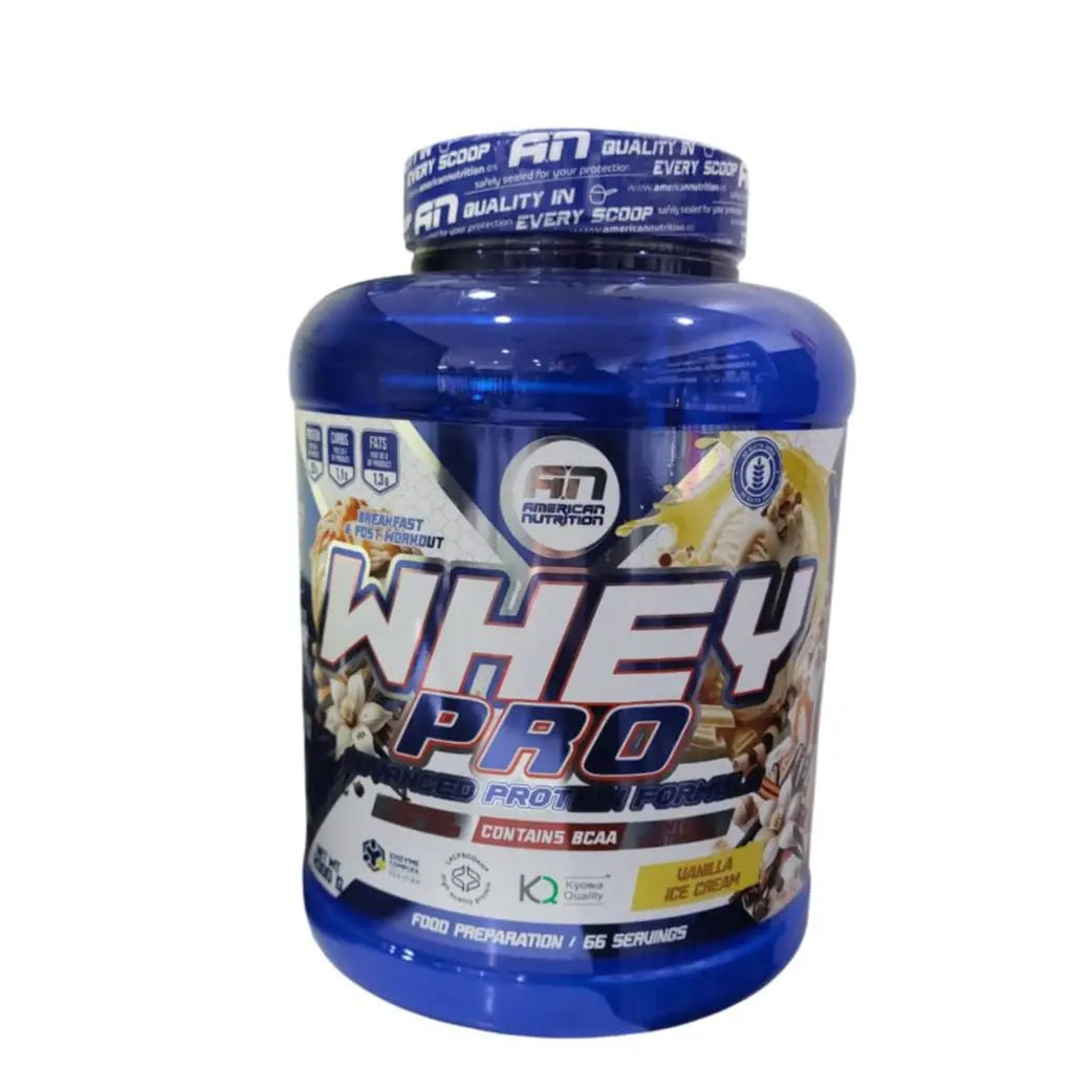 Whey protein pro 1kg - whey protein - american nutrition - lacprodan whey protein concentrate ® . With bcaas and glutamine. Digestive enzymes