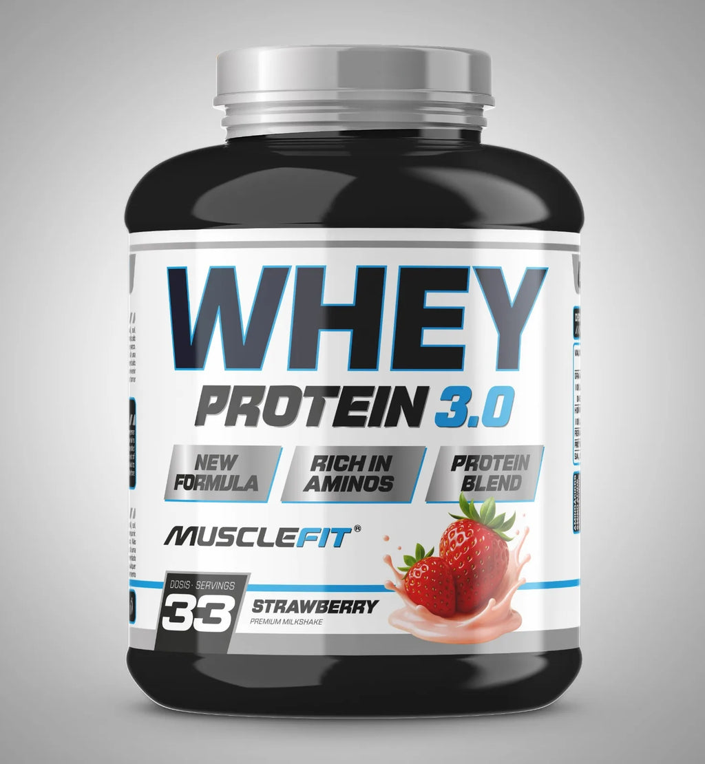 Musclefit whey 3.0 blend protein 1kg - muscle mass increase - deliveries 24/48 hours