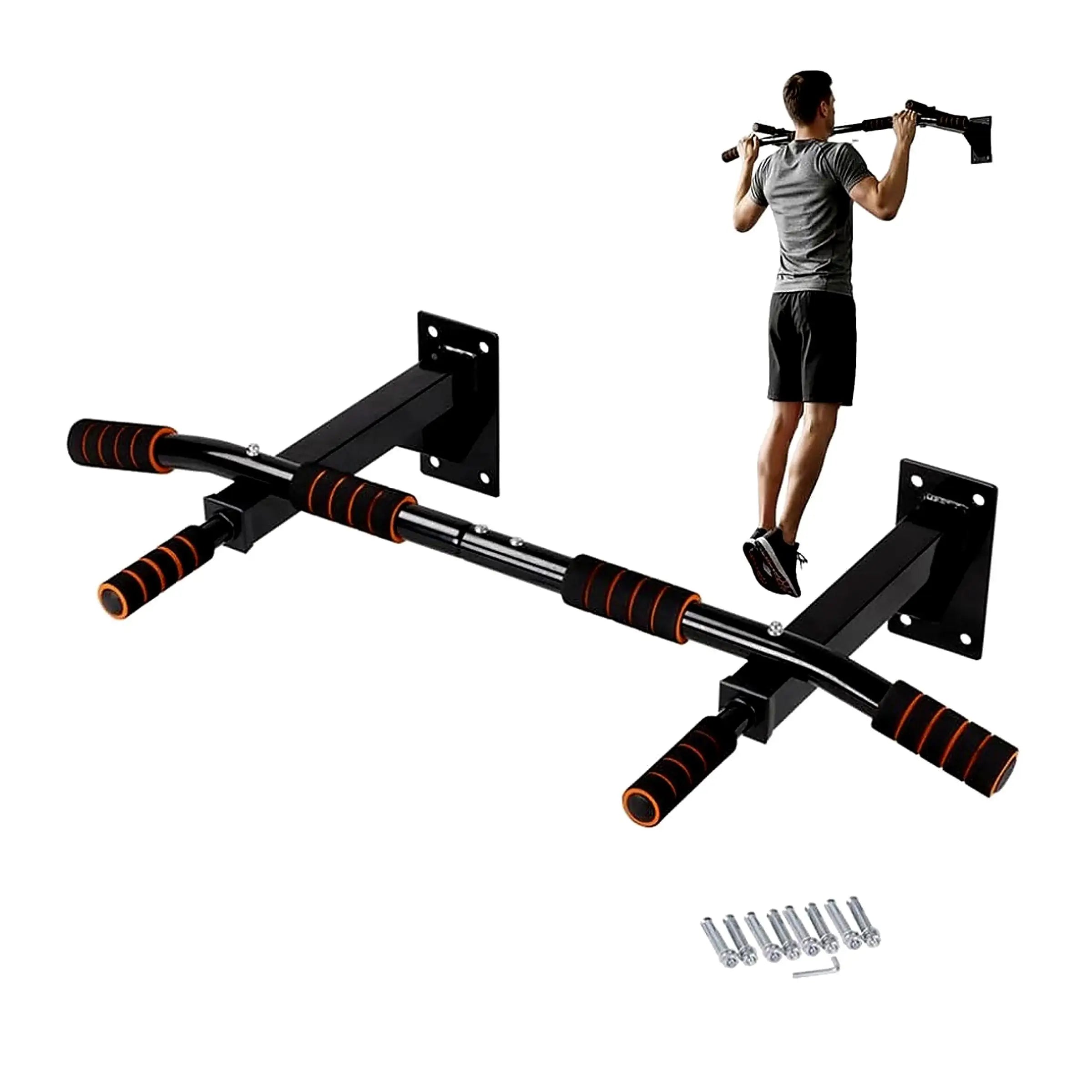 Multifunction wall pull up bar |   Fixed bar for home exercise |   Back, arms and abdominal training |   Resistant support for trx, boxing bags and crossfit rubber
