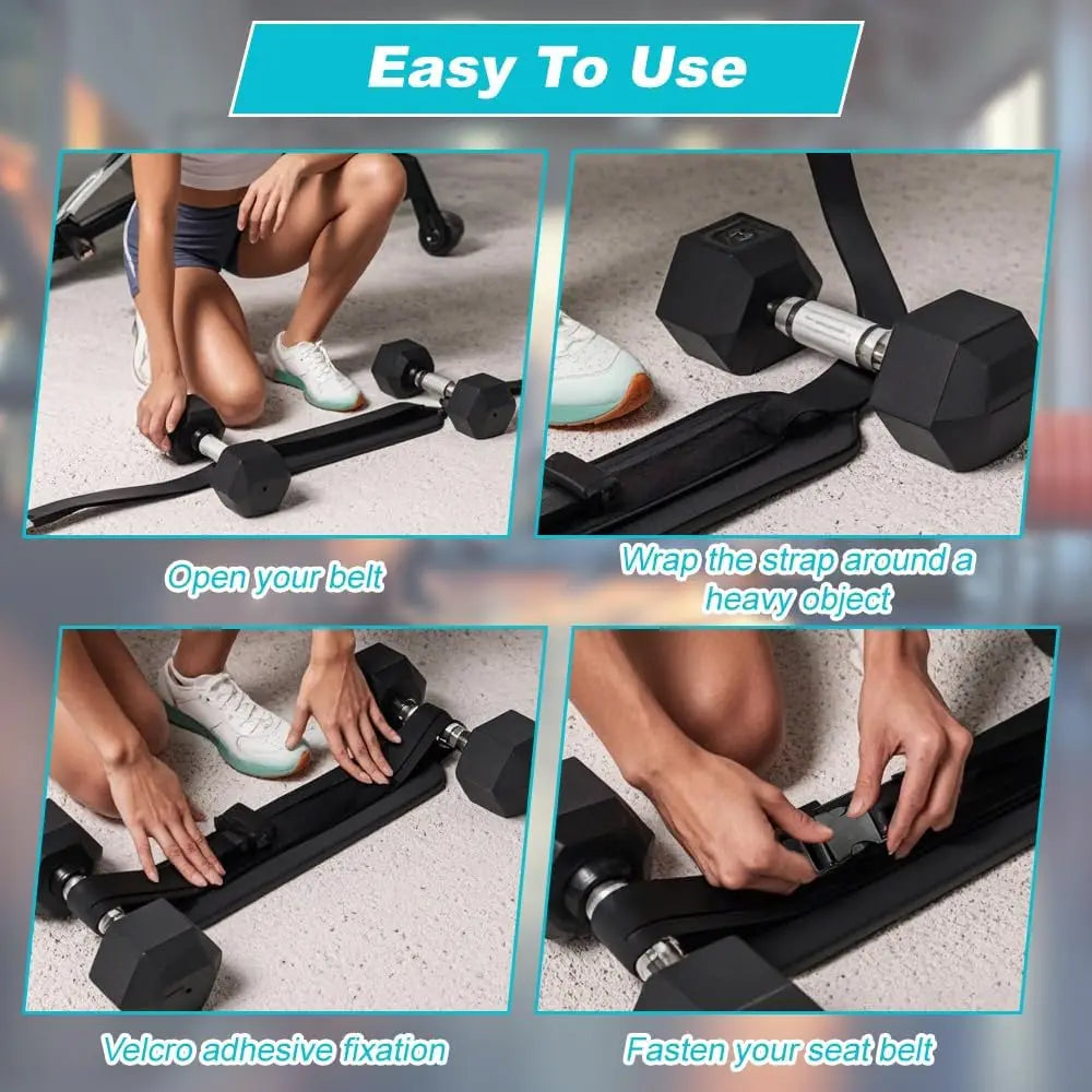 Exercise Hip Thrust Belt, Booty Belt for Hip Thrust, Adjustable Lifting Belt,Hip Belt Pad for Dumbbells Kettlebells Gym Fitness