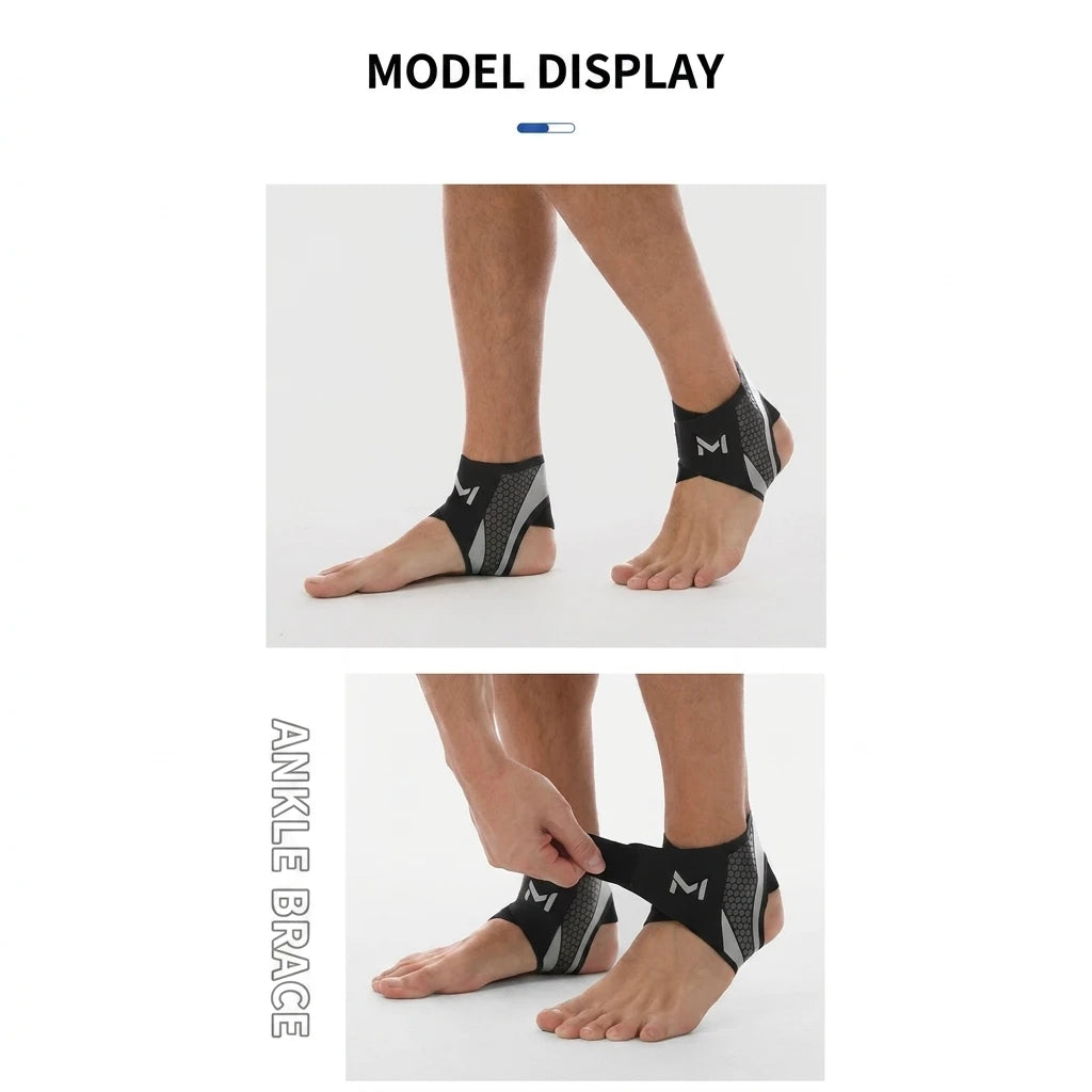1Pcs Ankle Protectors Running Joint Strain Ankle Wear Tear Anti-fracture Ankle Protector Basketball Soccer Men Women