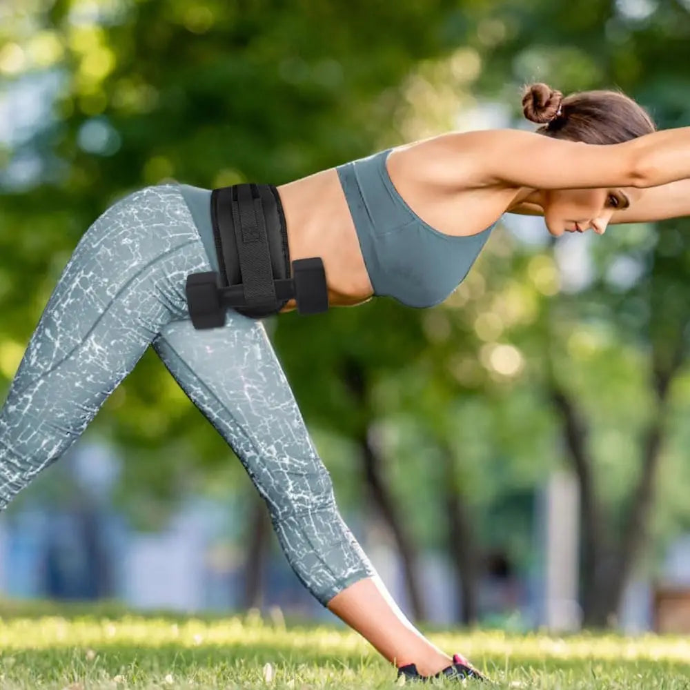 Exercise Hip Thrust Belt, Booty Belt for Hip Thrust, Adjustable Lifting Belt,Hip Belt Pad for Dumbbells Kettlebells Gym Fitness