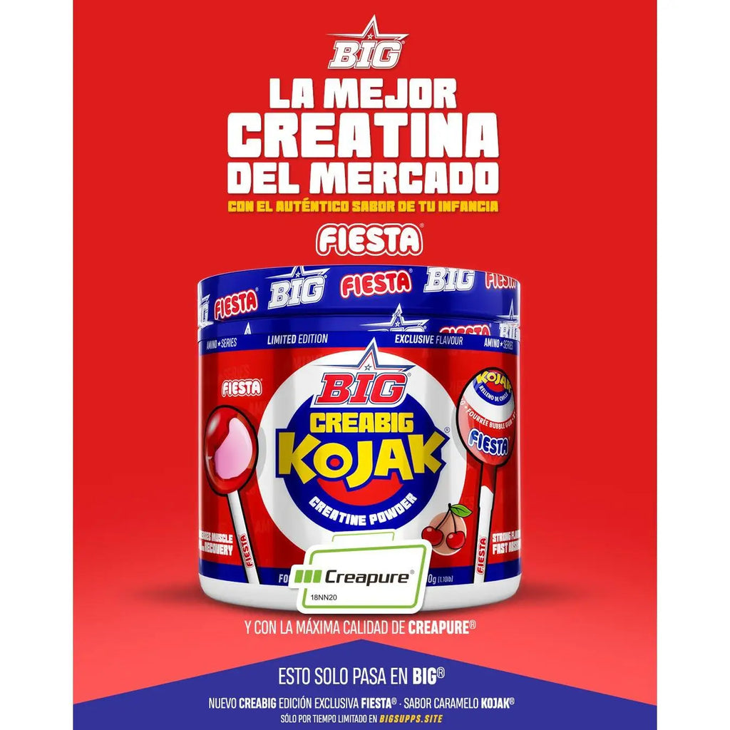 Big creabig creapure creatine monohydrate 250g kojak flavor vegan and pure creatine