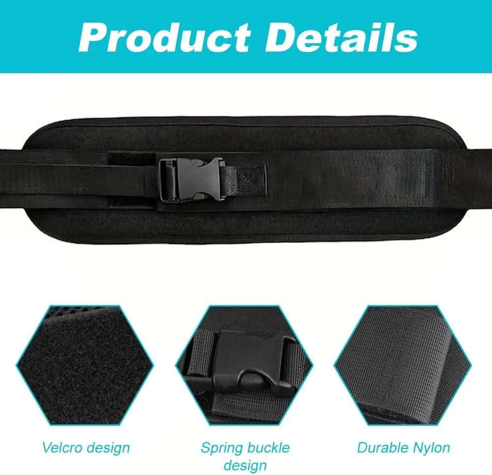 Exercise Hip Thrust Belt, Booty Belt for Hip Thrust, Adjustable Lifting Belt,Hip Belt Pad for Dumbbells Kettlebells Gym Fitness