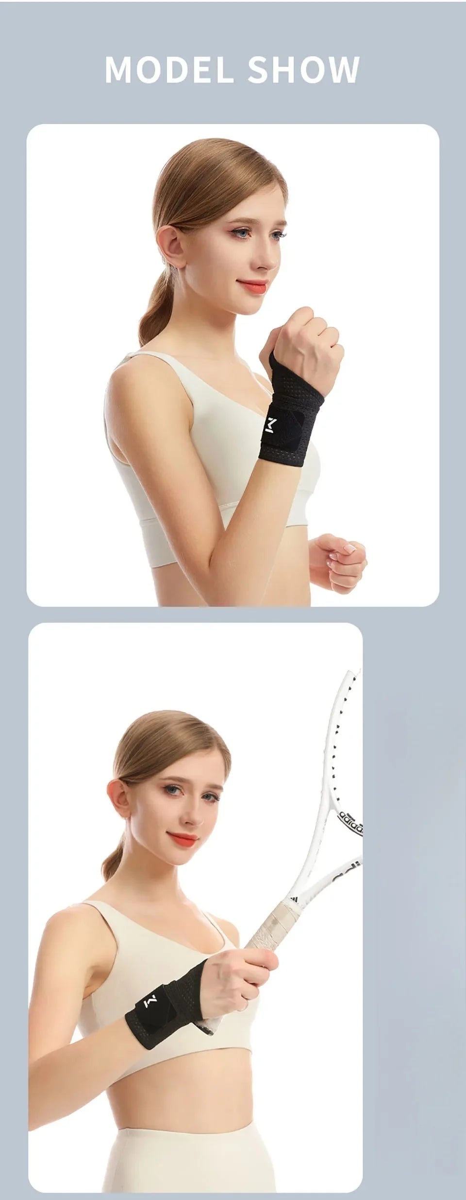 Breathable Wrist Support Brace for Gym/Work - Adjustable Compression Sleeve, Arthritis & Carpal Tunnel Relief, Sports Injury Pre